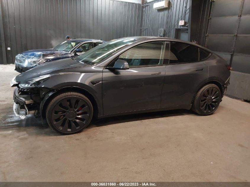 2022 TESLA MODEL Y PERFORMANCE - 7SAYGDEF2NF544224