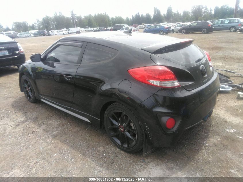 2016 HYUNDAI VELOSTER TURBO - KMHTC6AE9GU294353