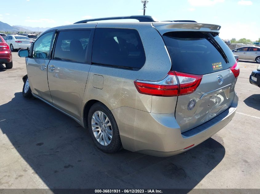 2015 TOYOTA SIENNA XLE/XLE AAS/LTD - 5TDYK3DC3FS549975