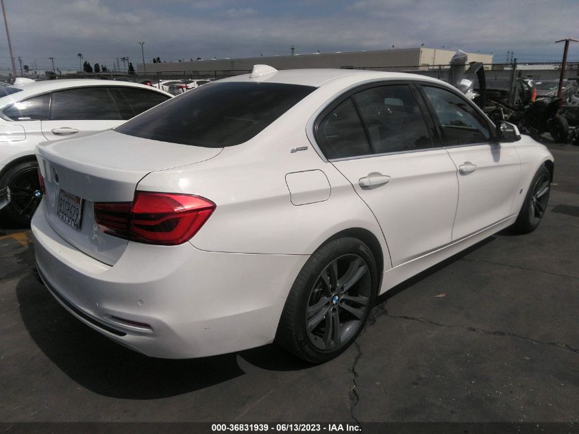 2017 BMW 3 SERIES 330E IPERFORMANCE - WBA8E1C3XHA029492