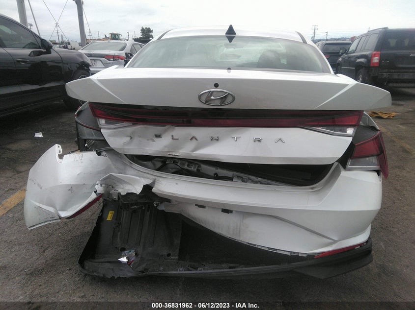 VIN 5NPLS4AG9MH033579 2021 HYUNDAI ELANTRA SEL