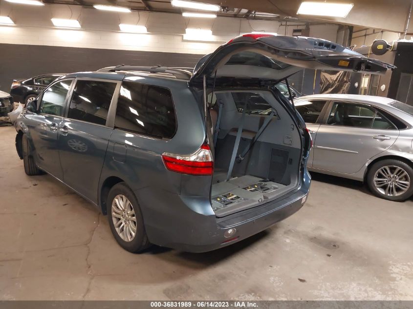 2015 TOYOTA SIENNA XLE/XLE AAS/LTD - 5TDYK3DC6FS539408