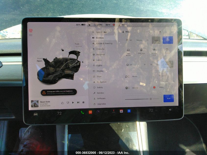 VIN 5YJ3E1EB4KF208711 2019 TESLA MODEL 3 LONG RANGE/PERFORMANCE