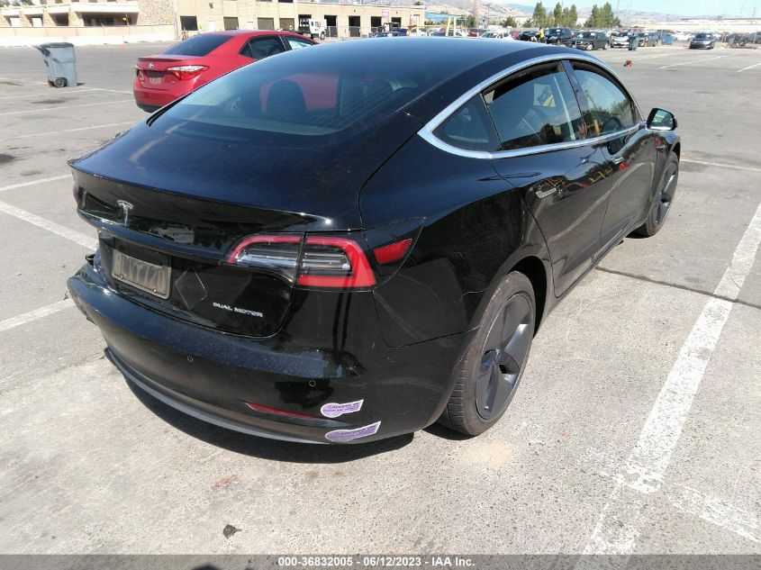 VIN 5YJ3E1EB4KF208711 2019 TESLA MODEL 3 LONG RANGE/PERFORMANCE