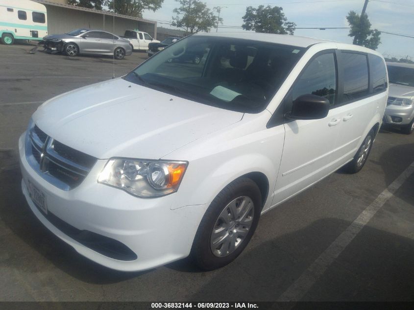 2016 DODGE GRAND CARAVAN SE - 2C4RDGBG4GR122231