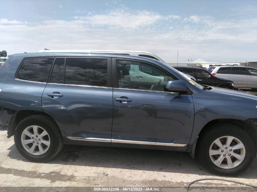 2013 TOYOTA HIGHLANDER - 5TDBK3EH2DS215661