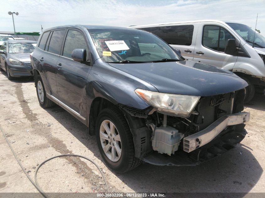 2013 TOYOTA HIGHLANDER - 5TDBK3EH2DS215661