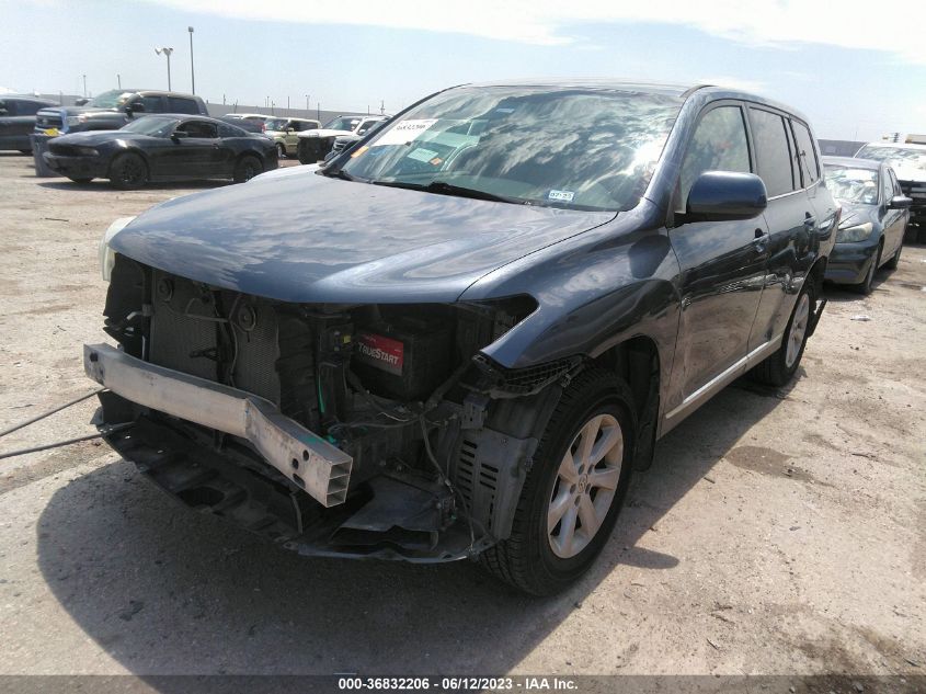 2013 TOYOTA HIGHLANDER - 5TDBK3EH2DS215661