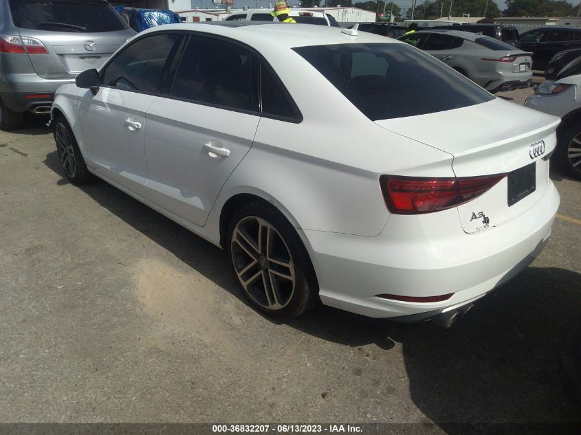 2018 AUDI A3 SEDAN PREMIUM/TECH PREMIUM - WAUAUGFF3J1005246