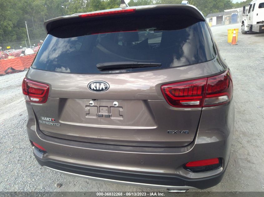 2019 KIA SORENTO EX V6 - 5XYPHDA52KG525826