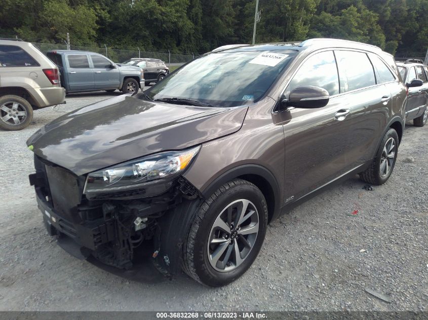 2019 KIA SORENTO EX V6 - 5XYPHDA52KG525826