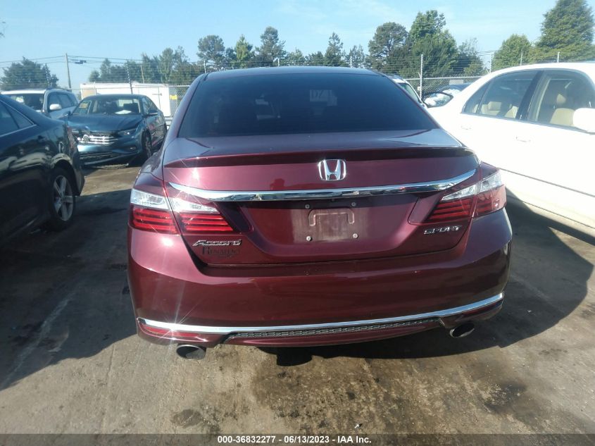 2017 HONDA ACCORD SEDAN SPORT - 1HGCR2F50HA132975