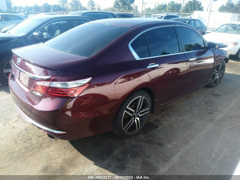 2017 HONDA ACCORD SEDAN SPORT - 1HGCR2F50HA132975