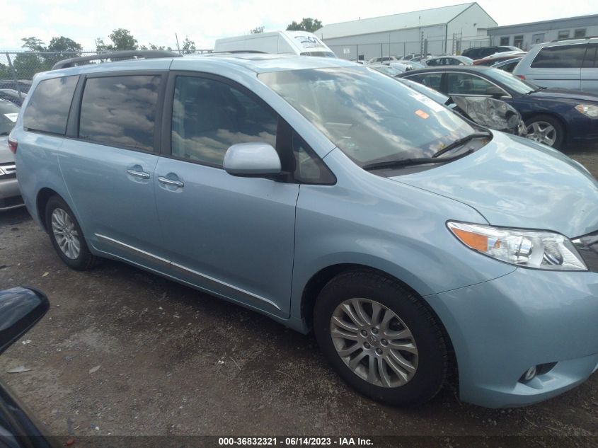 2016 TOYOTA SIENNA XLE/XLE AAS/LTD - 5TDYK3DC8GS753074