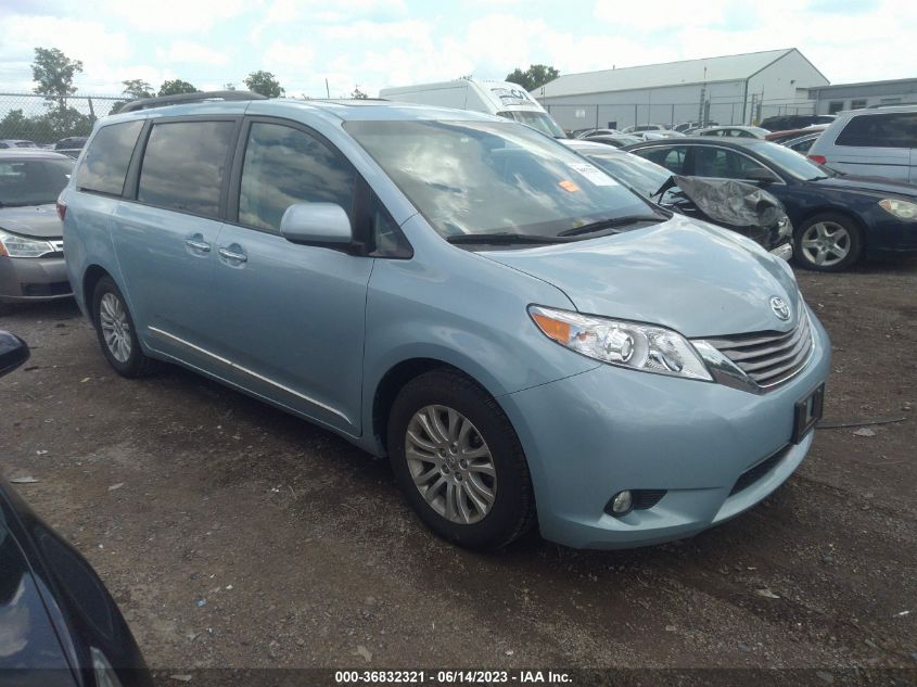 2016 TOYOTA SIENNA XLE/XLE AAS/LTD - 5TDYK3DC8GS753074