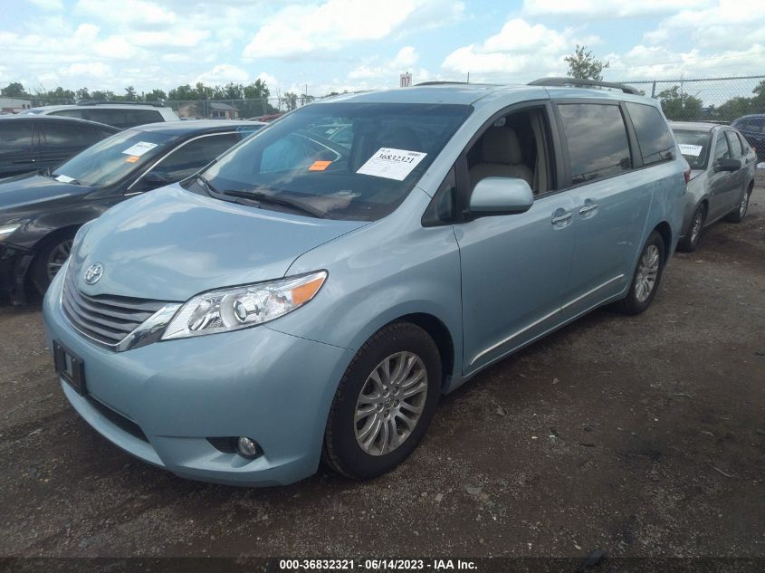 2016 TOYOTA SIENNA XLE/XLE AAS/LTD - 5TDYK3DC8GS753074