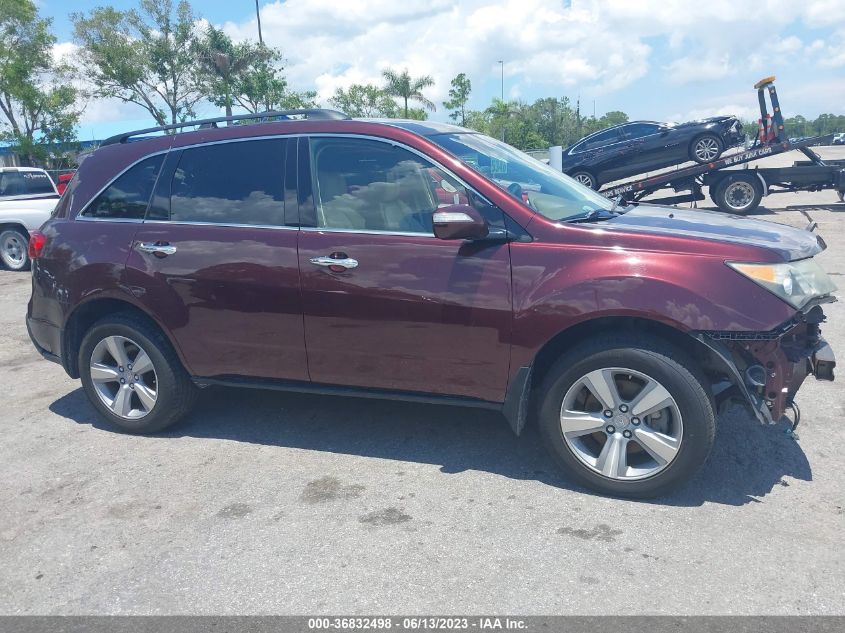 2013 ACURA MDX TECH PKG - 2HNYD2H32DH502795