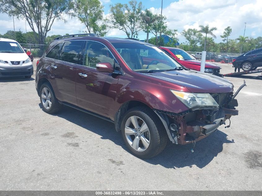 2013 ACURA MDX TECH PKG - 2HNYD2H32DH502795