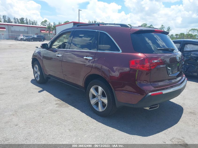 2013 ACURA MDX TECH PKG - 2HNYD2H32DH502795