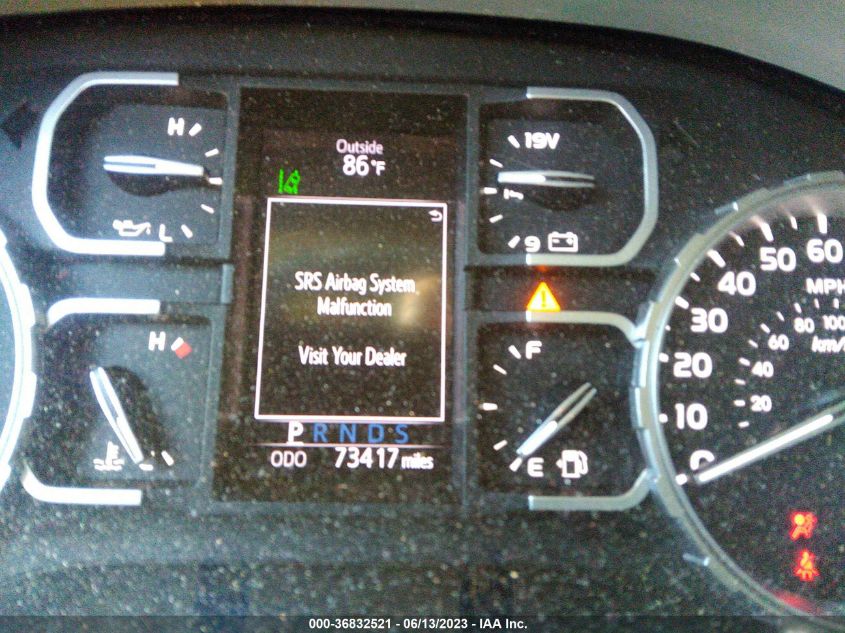 2019 TOYOTA TUNDRA 2WD SR5/LIMITED/PLATINUM - 5TFEY5F1XKX251727