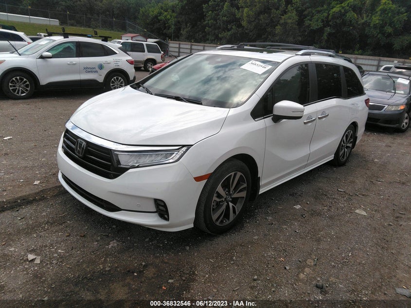 VIN 5FNRL6H86MB037346 2021 HONDA ODYSSEY TOURING