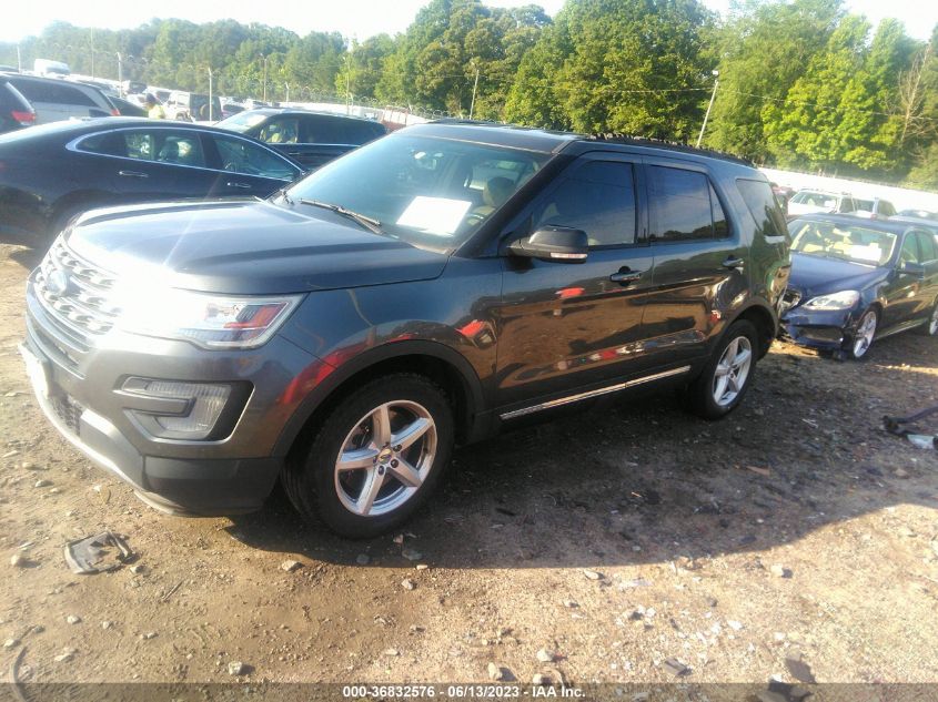 2017 FORD EXPLORER XLT - 1FM5K7D80HGE36662