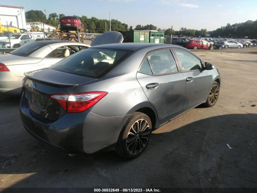 2016 TOYOTA COROLLA S - 2T1BURHE9GC553649