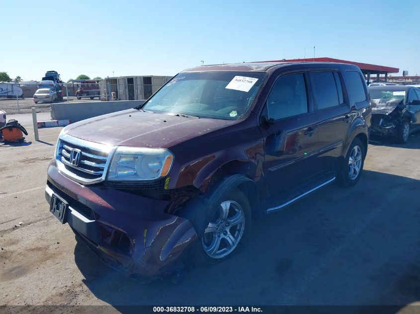 2014 HONDA PILOT EX-L - 5FNYF4H51EB034689