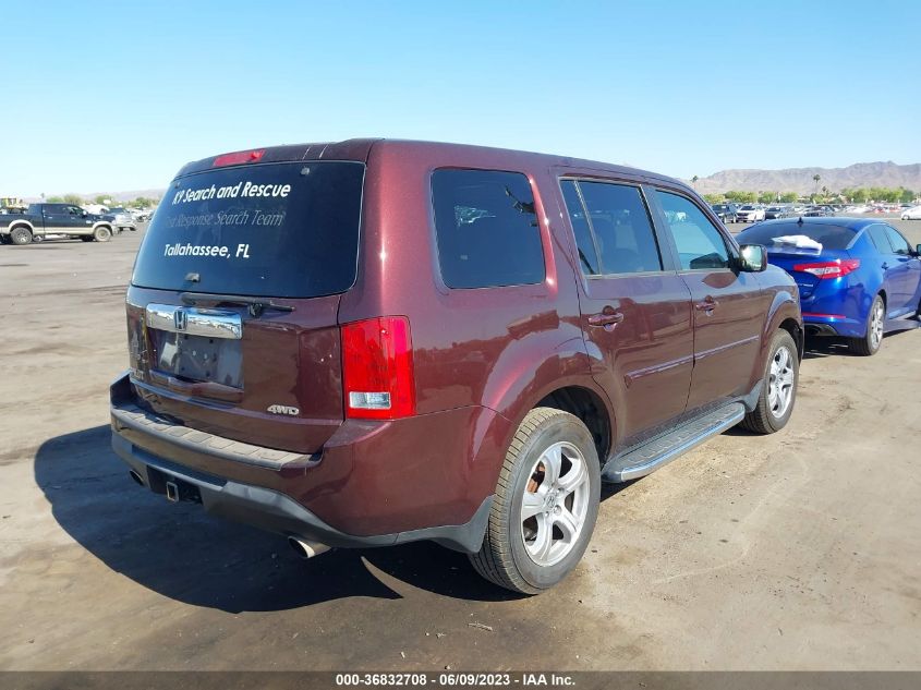 2014 HONDA PILOT EX-L - 5FNYF4H51EB034689