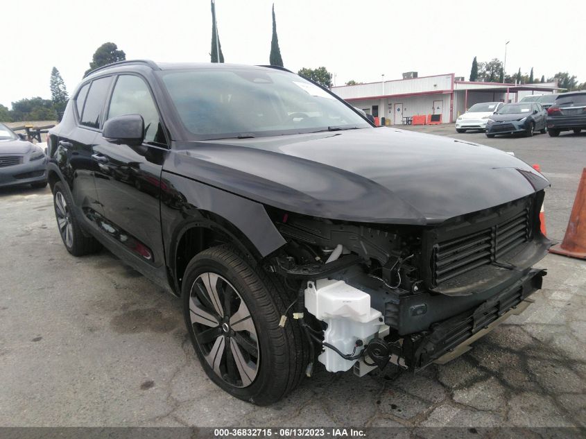 2023 VOLVO XC40 RECHARGE PURE PLUS YV4ED3UL3P2040004