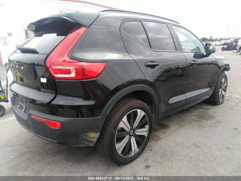 2023 VOLVO XC40 RECHARGE PURE PLUS YV4ED3UL3P2040004