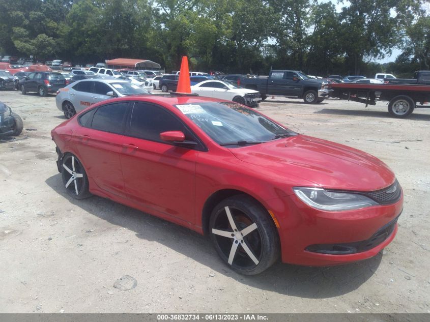 2016 CHRYSLER 200 S - 1C3CCCBB0GN146565