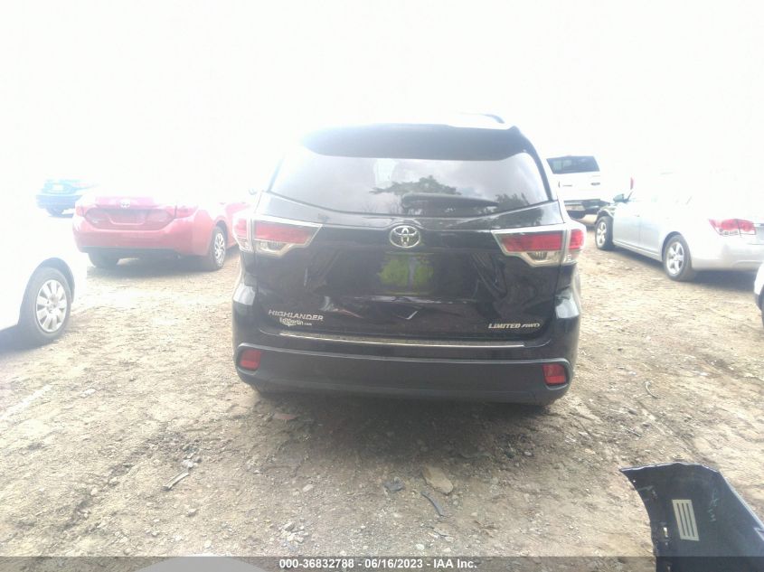 2015 TOYOTA HIGHLANDER LIMITED - 5TDDKRFH8FS193811