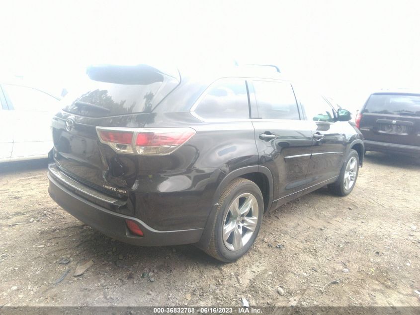2015 TOYOTA HIGHLANDER LIMITED - 5TDDKRFH8FS193811