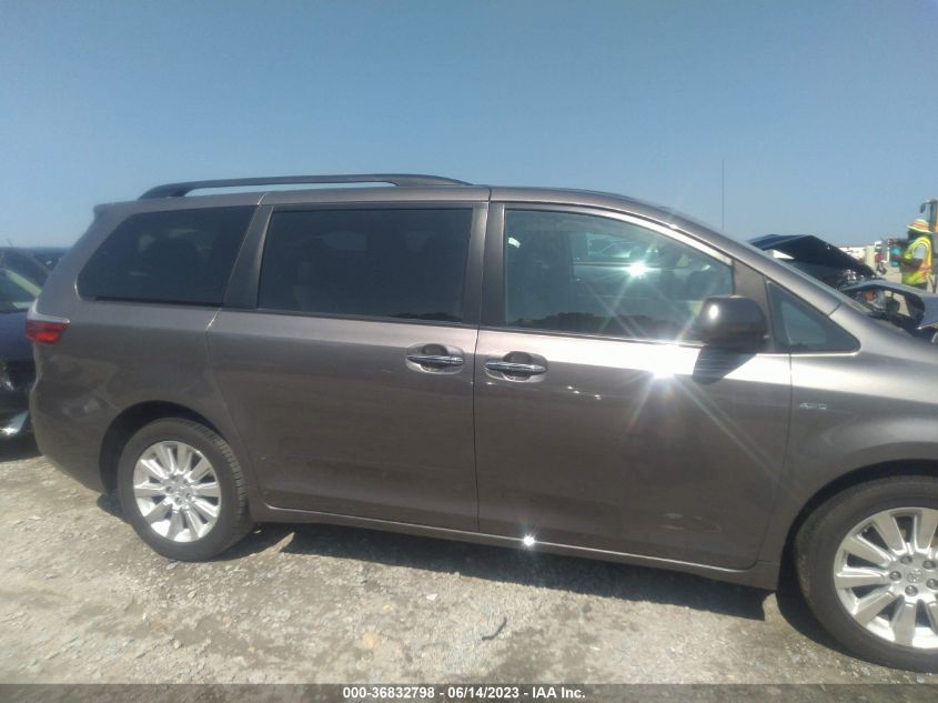 2016 TOYOTA SIENNA LTD/XLE/XLE PREMIUM - 5TDDK3DC3GS141606