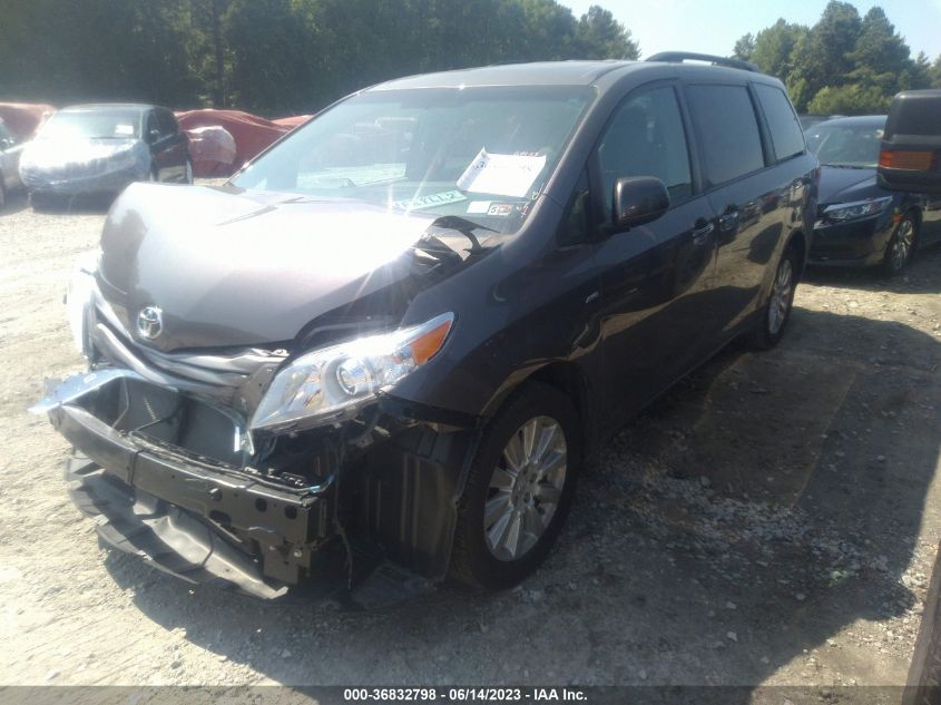 2016 TOYOTA SIENNA LTD/XLE/XLE PREMIUM - 5TDDK3DC3GS141606
