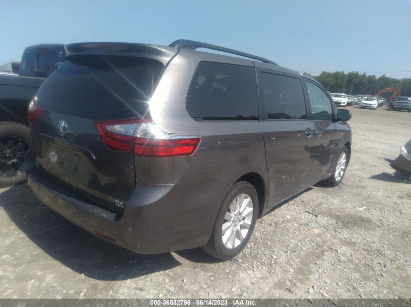 2016 TOYOTA SIENNA LTD/XLE/XLE PREMIUM - 5TDDK3DC3GS141606