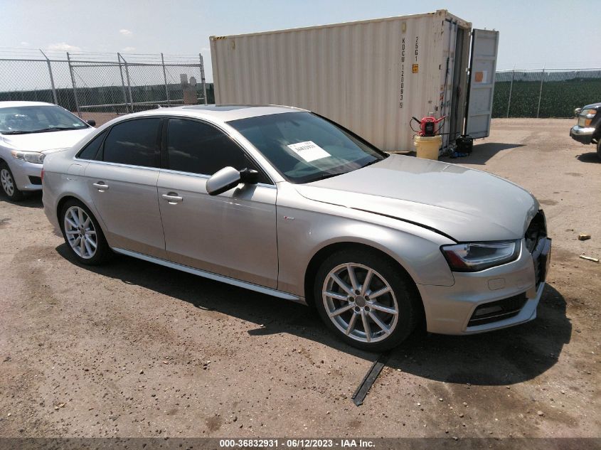 2014 AUDI A4 PREMIUM PLUS - WAUFFAFL3EN017723