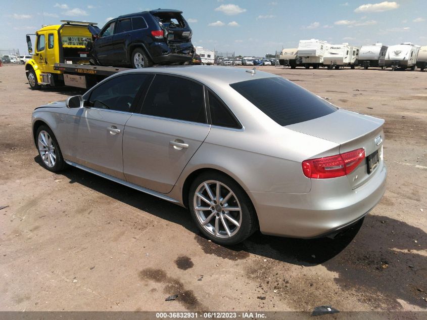 2014 AUDI A4 PREMIUM PLUS - WAUFFAFL3EN017723