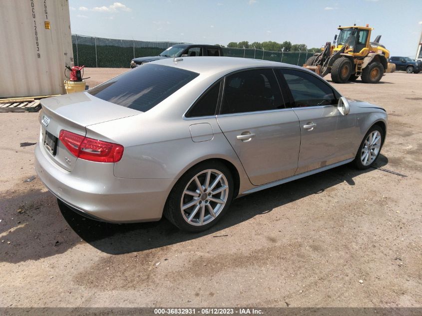 2014 AUDI A4 PREMIUM PLUS - WAUFFAFL3EN017723