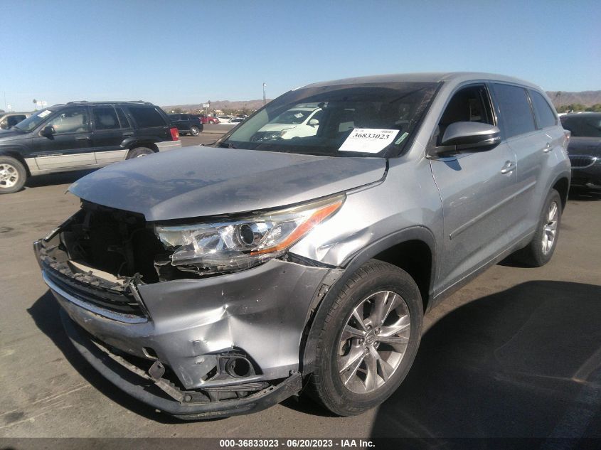 2014 TOYOTA HIGHLANDER LE - 5TDZKRFH8ES033089