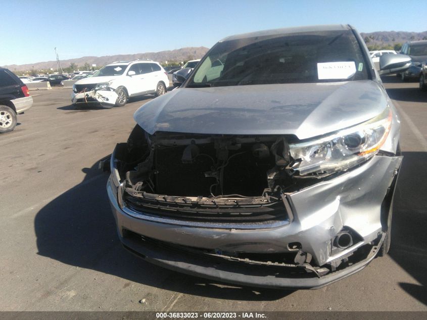 VIN 5TDZKRFH8ES033089 2014 TOYOTA HIGHLANDER no.6