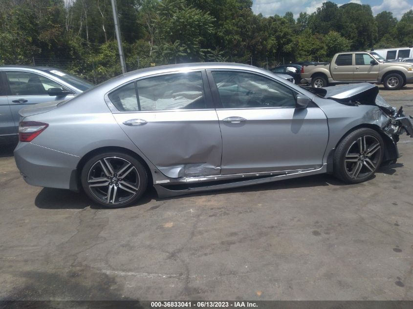 2016 HONDA ACCORD SEDAN SPORT - 1HGCR2F5XGA052887