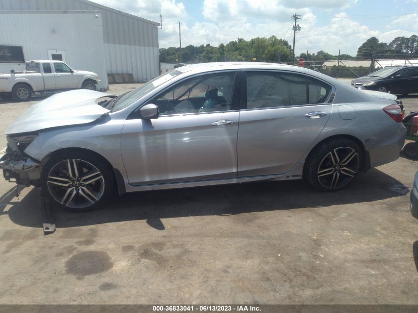 2016 HONDA ACCORD SEDAN SPORT - 1HGCR2F5XGA052887