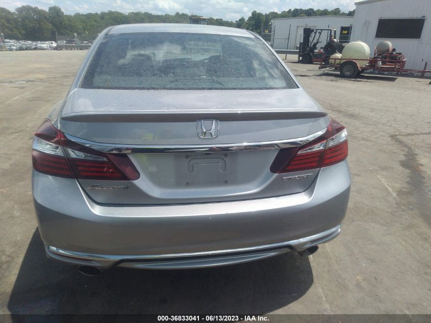 2016 HONDA ACCORD SEDAN SPORT - 1HGCR2F5XGA052887
