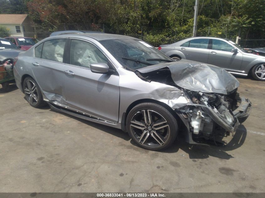 2016 HONDA ACCORD SEDAN SPORT - 1HGCR2F5XGA052887