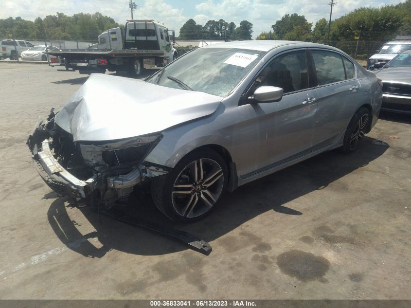 2016 HONDA ACCORD SEDAN SPORT - 1HGCR2F5XGA052887