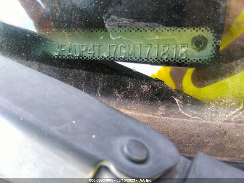 2016 FORD FIESTA S - 3FADP4TJ7GM171818
