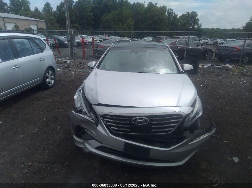 2015 HYUNDAI SONATA 2.4L LIMITED - 5NPE34AFXFH200841