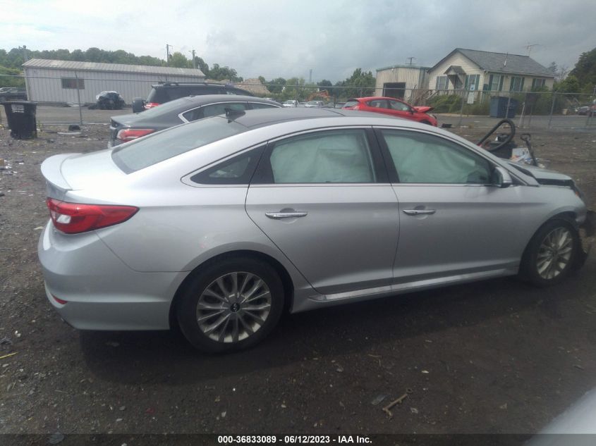 2015 HYUNDAI SONATA 2.4L LIMITED - 5NPE34AFXFH200841